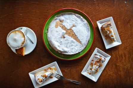 Tarta de Santiago-Spaanse amandeltaart.