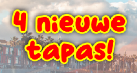 Vier nieuwe tapas nieuws